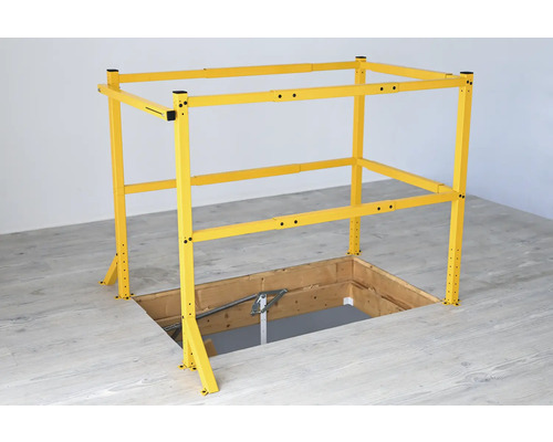 Rám zábradlia pre strešné okná pre ochranu proti pádu