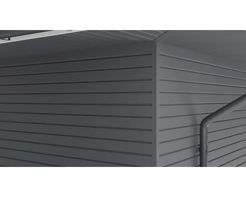 Detail obkladu s perom a drážkou