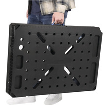 Skladací pracovný stôl s rukoväťou.