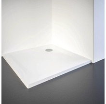 Štvorcová sprchová vanička s odtokom