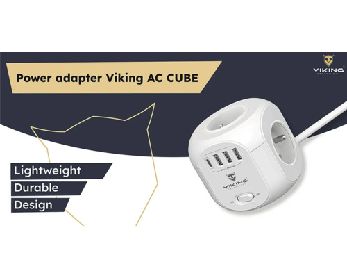 Adaptér zásuvky Viking AC Cube