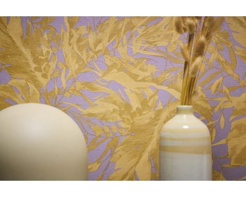 Dekoratívna listová tapeta s rastlinným vzorom do interiérov