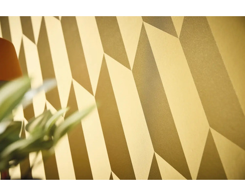 Detail nástennej tapety s geometrickým vzorom