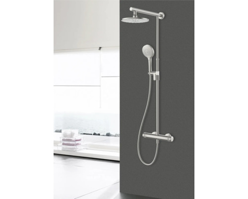 Sprchový systém s hlavovou a ručnou sprchou do kúpeľne