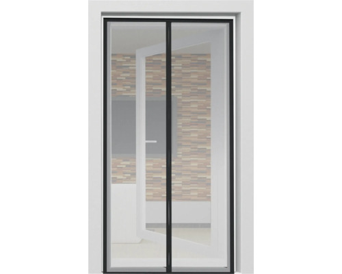 Dvere proti hmyzu s magnetickým uzáverom