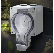 Zásuvka do vlhkého prostredia s krytím IP66