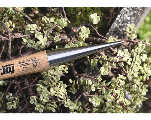 Zemný vrták z ocele a dreva s pečaťou FSC