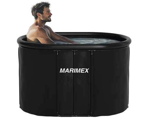 Rámový bazén Marimex s mužom vo vode