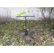 Zemný vrták na záhrade