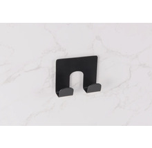 Čierny držiak na montáž na stenu