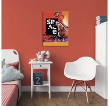 Ilustrácia vesmírneho motívu v detskej izbe