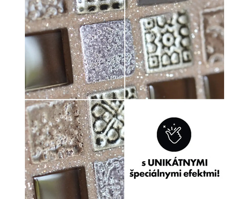Mozaikové dlaždice so špeciálnymi efektmi