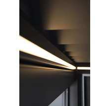 Detail terasového zastrešenia s LED osvetlením