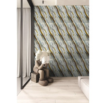 Obkladové dlaždice s mramorovým vzorom v modernom obývacom priestore