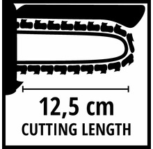 Dĺžka rezu 12,5 cm