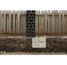 Záhradná zástena so 15-centimetrovým zemným vstupom