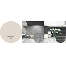 Kúpeľňa a kuchyňa s obkladmi a odtieňom Pergamon 39