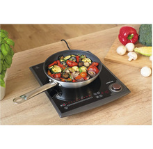 Zeleninová panvica na indukčnej varnej doske značky Sencor