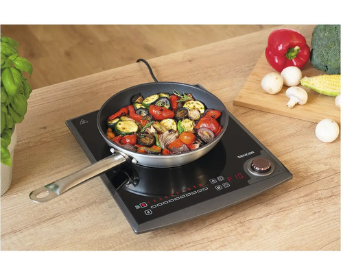 Zeleninová panvica na indukčnej varnej doske značky Sencor