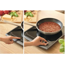 Indukčná varná doska Sencor s ovládacím panelom a hrncom