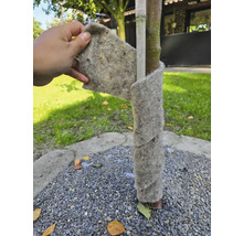 Ochrana kmeňa stromu z plsti obalená okolo stromu