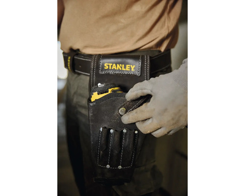 Opasok na náradie Stanley s priehradkami a logom Stanley