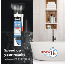 Ceresit CS 25 Express silikón pre sanitárnu keramiku a obklady v kúpeľni
