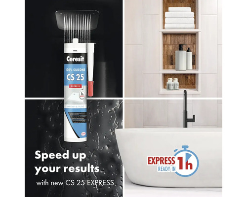 Ceresit CS 25 Express silikón pre sanitárnu keramiku a obklady v kúpeľni