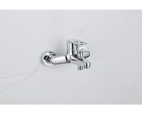 Nástenná batéria pre vaňu z kovu