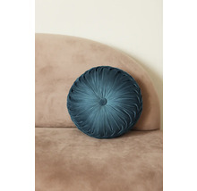 Okrúhly dekoratívny vankúš s gombíkom