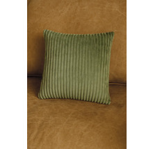 Štvorcový vankúš z rebrovanej tkaniny