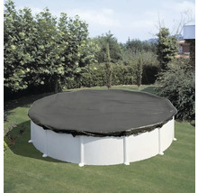 Zakrytý nadzemný bazén v záhrade