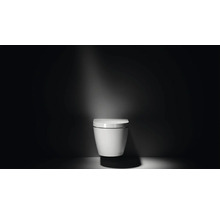 Závesný hlboký splachovací záchod s uzavretým dizajnom