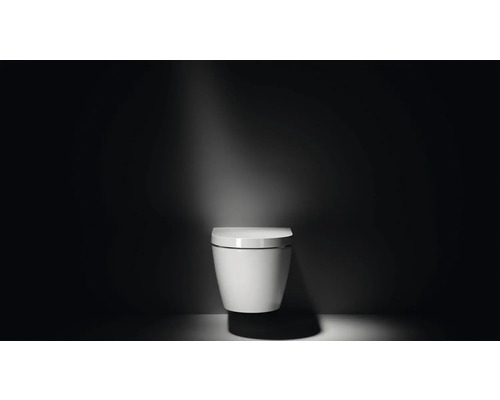 Závesný hlboký splachovací záchod s uzavretým dizajnom