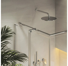 Sprchovací kút s hlavovou a ručnou sprchou