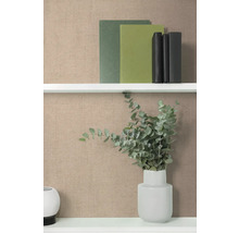 Dekoratívna polica s knihami a vázou s eukalyptom