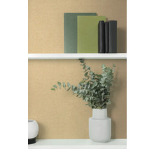 Dekoratívne knihy a eukalyptové vetvy vo váze na polici