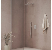 Sprchovací kút s hlavovou sprchou, ručnou sprchou, termostatom a uterákom