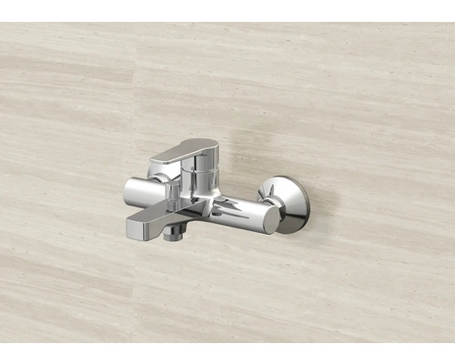 Nástenná batéria pre vaňu z kovu