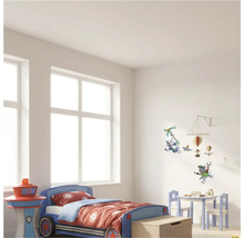 Detská izba s nástennou dekoráciou Labková patrola, hracou posteľou a detským nábytkom