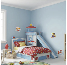 Detská izba s posteľou Labková patrola a nálepkami na stenu