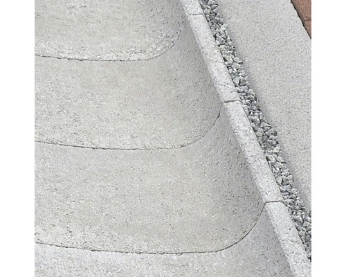 Betónový žľab so štrkom