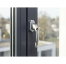 Okno s kľučkou a kľúčom