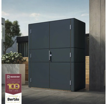 Priestranná záhradná skriňa na uloženie záhradného náradia a nástrojov vonku.