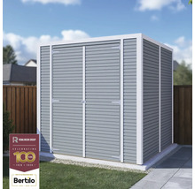 Záhradná búda s dvojkrídlovými dverami na vonkajšie použitie