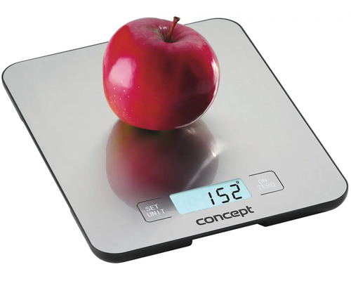 Digitálna kuchynská váha s jablkom