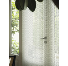 Ozdobné dvere so závesom z malých guľôčok a kľučkou