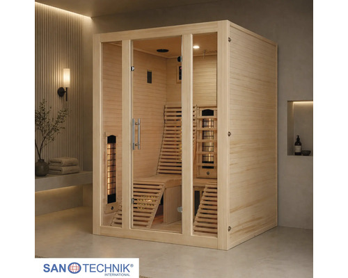 Infrasauna Oslo 150x150x200 cm 2625 W pre 2 osoby J40150