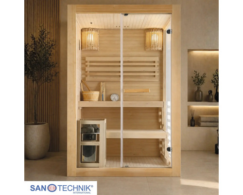 Fínska sauna HomeLuxe PANORAMA 200 x 130 x 120 cm 3,6 kW