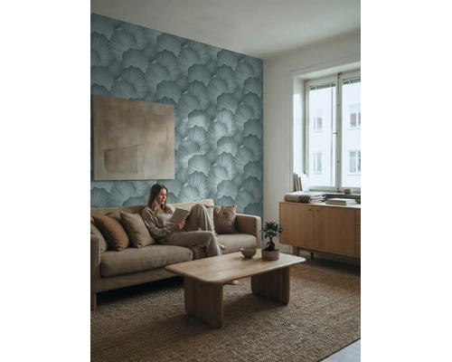 Vliesová tapeta Trend Spectrum 792336 zelená, strieborná 53 x 1005 cm